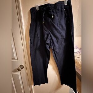 Tommy Hilfiger Navy Ankle Length Pants
